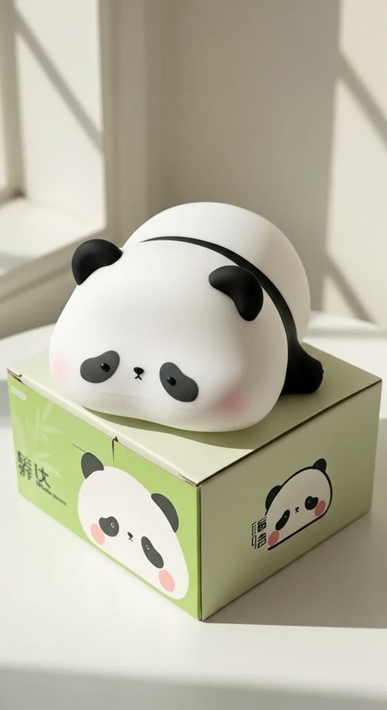 PandaGlow™: Luz Nocturna de Silicona Premium - Compañero de Sueños con Luz Cálida