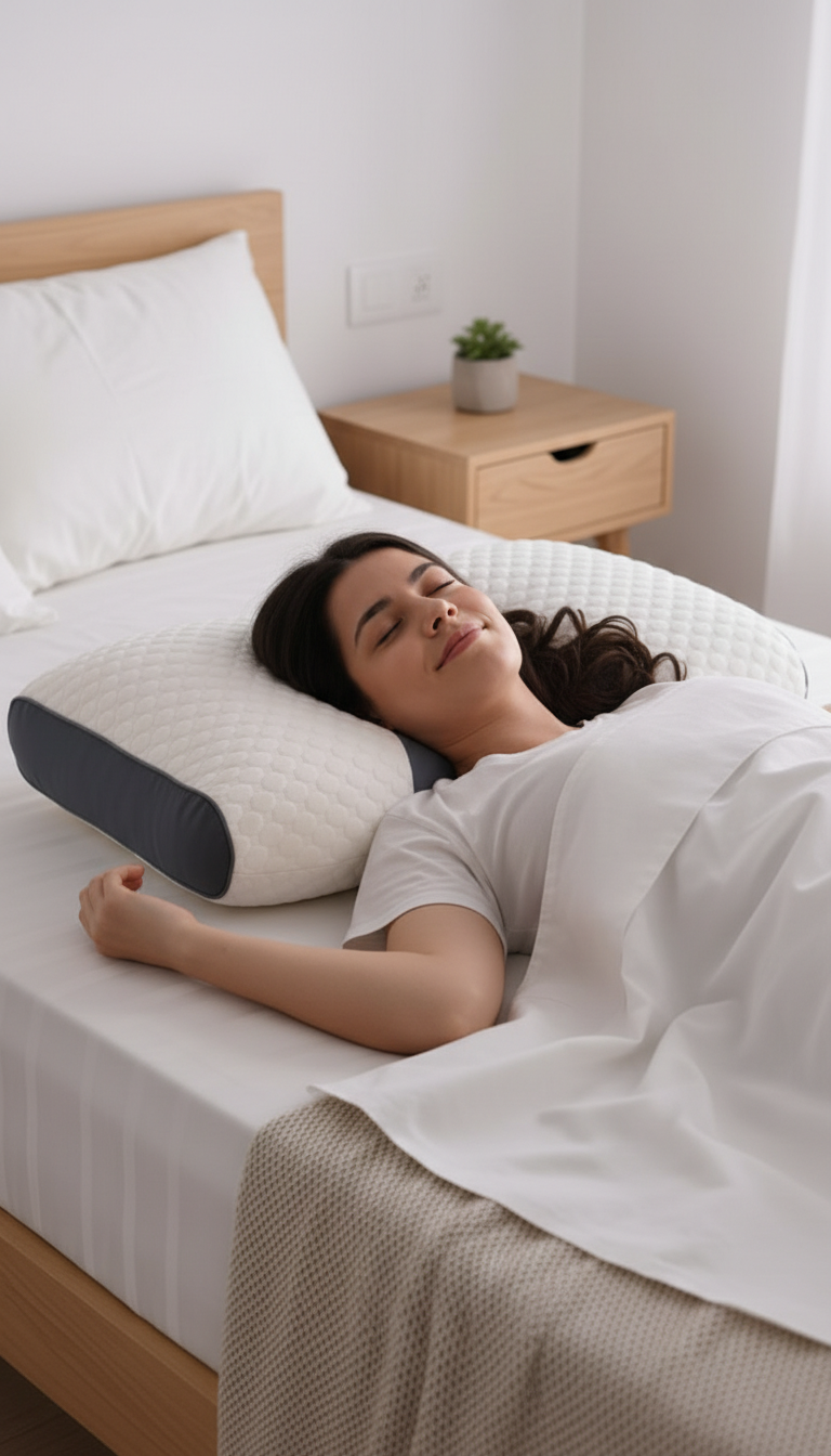 Almohada Cervical Ergonómica Rapiqo™ | Elimina el Dolor y Mejora tu Postura